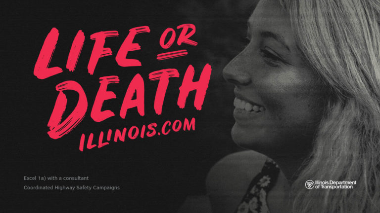 Illinois Department of Transportation IDOT highway safety campaign Life or Death Pdf cover